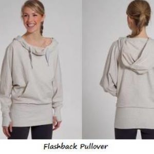 Lululemon Flashback pullover in Heathered Ivory
